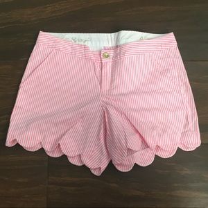 Lilly Pulitzer Seersucker Buttercup shorts